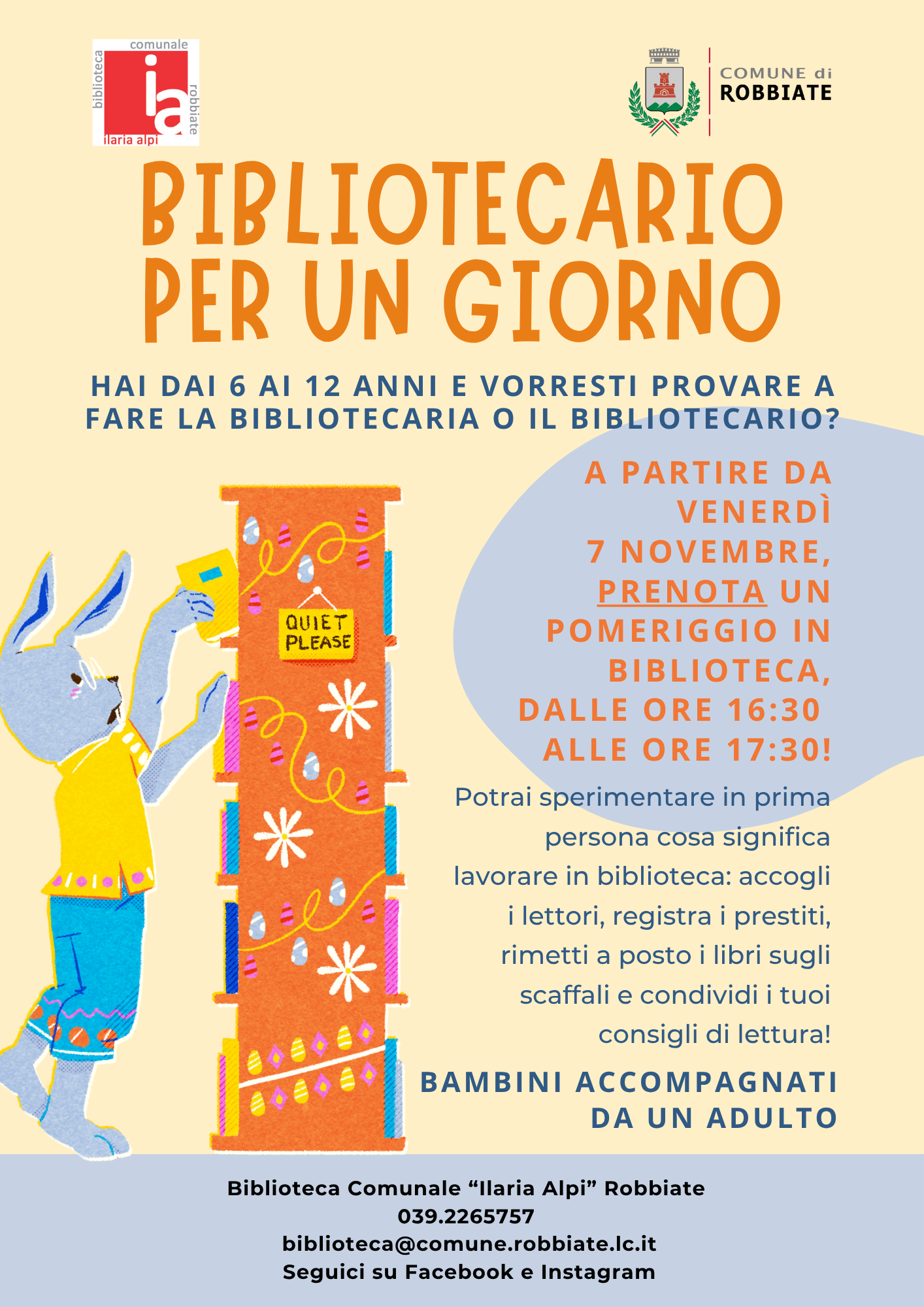 ROB BIBLIOTECARI PER UN GIORNO